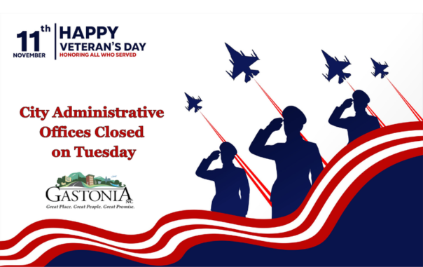 Veterans Day Holiday Closures Tuesday, November 11